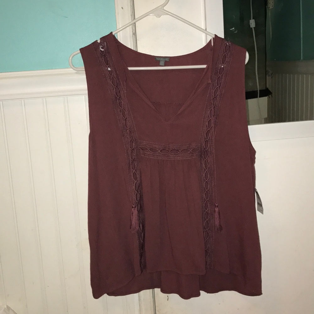 Maroon blouse
